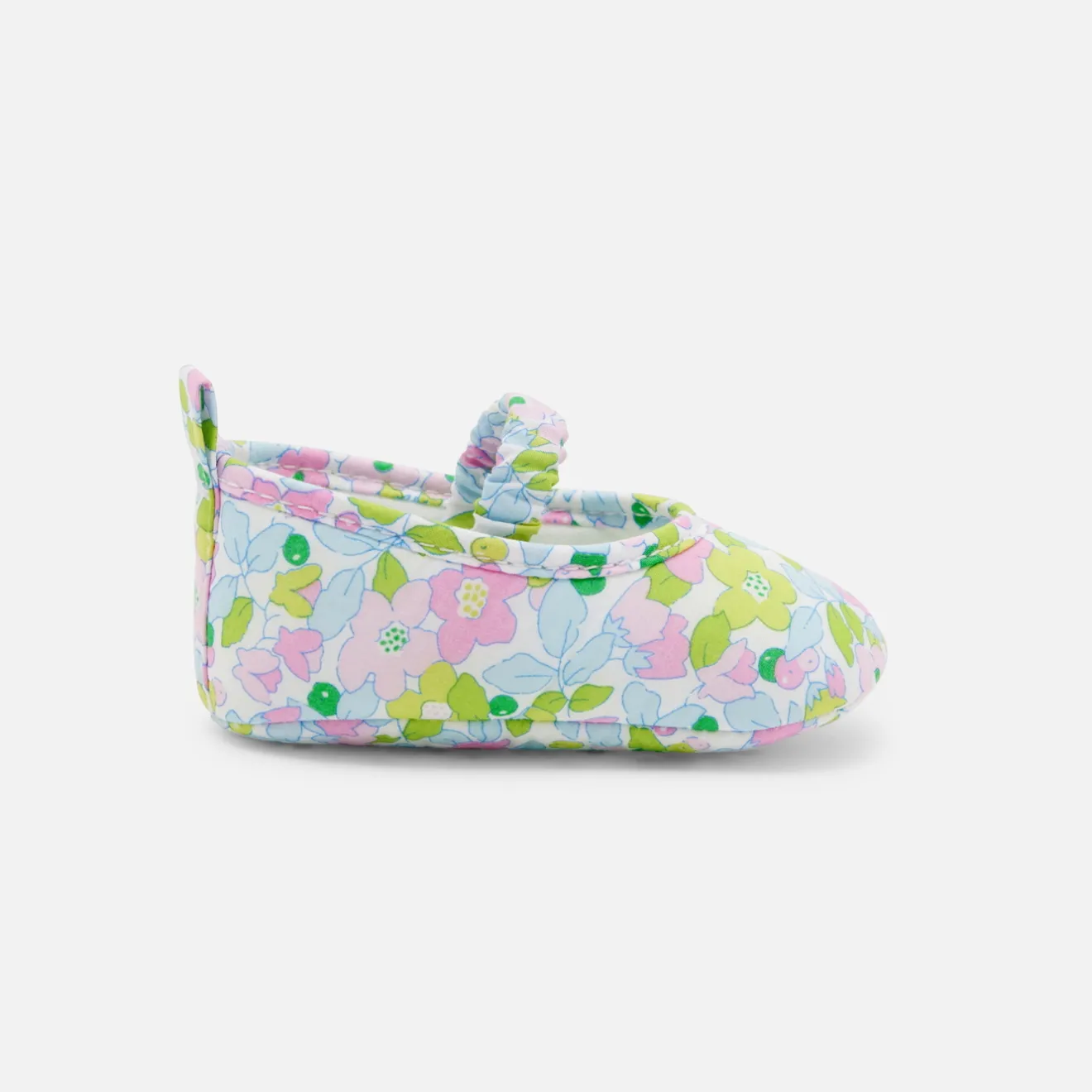 Accessoires-Jacadi Ballerines bébé fille - ROSE/VERT