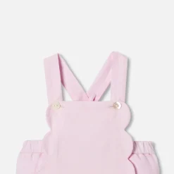 Combinaison, Barboteuse Et Ensemble-Jacadi Barboteuse bébé fille - ROSE POUDRE CLAIR