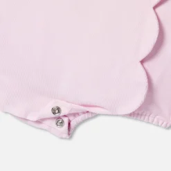 Combinaison, Barboteuse Et Ensemble-Jacadi Barboteuse bébé fille - ROSE POUDRE CLAIR