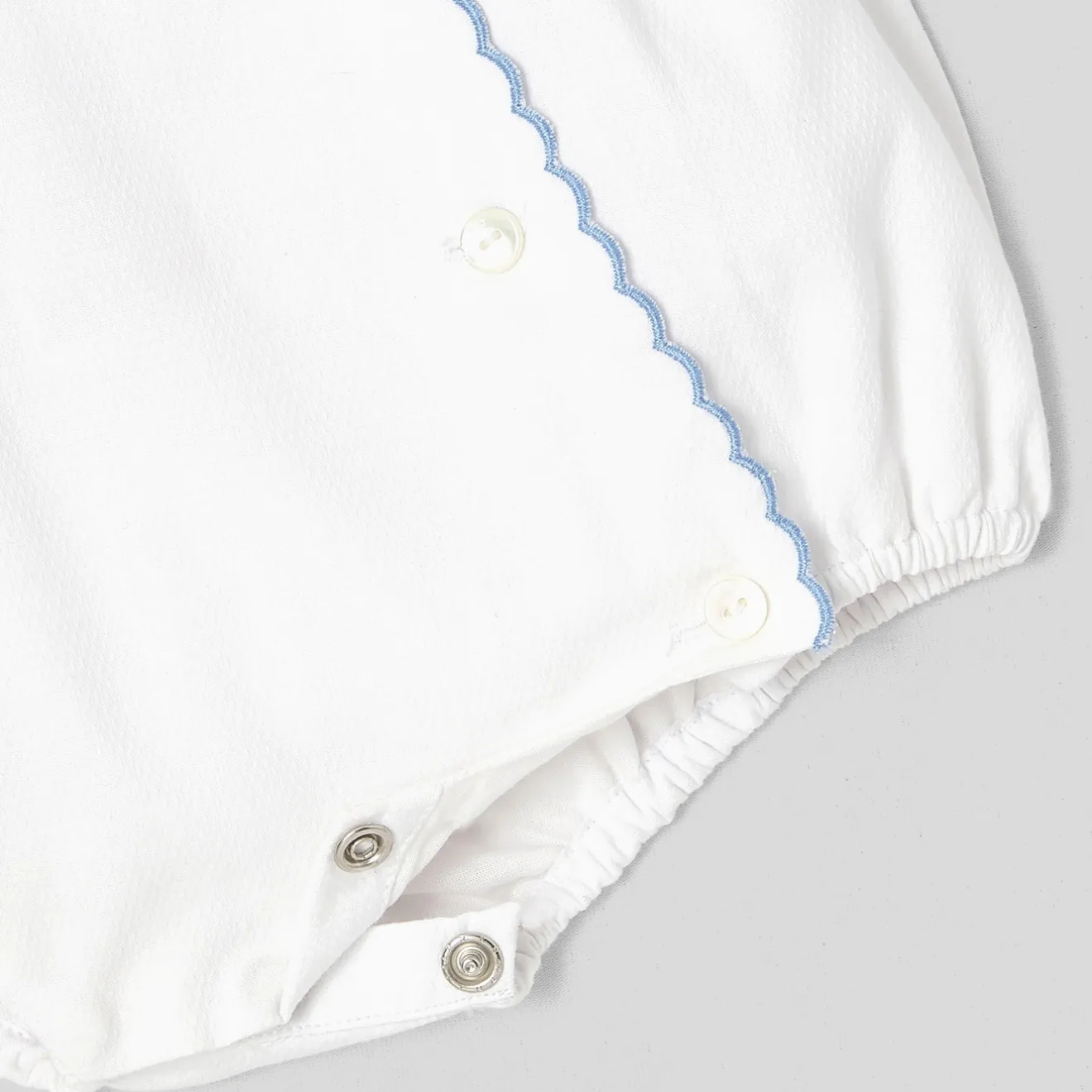 Combinaison, Barboteuse Et Ensemble-Jacadi Barboteuse bébé fille Mon premier - BLANC/BLEU