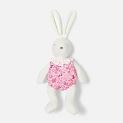 Doudou, Peluche|Eveil, Doudou Et Peluche-Jacadi Barboteuse pour peluche lapin moyen modèle - lore ROSE/MULTICO