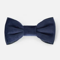 Accessoires-Jacadi Barrette noeud en velours et paillettes - marine MARINE JACADI