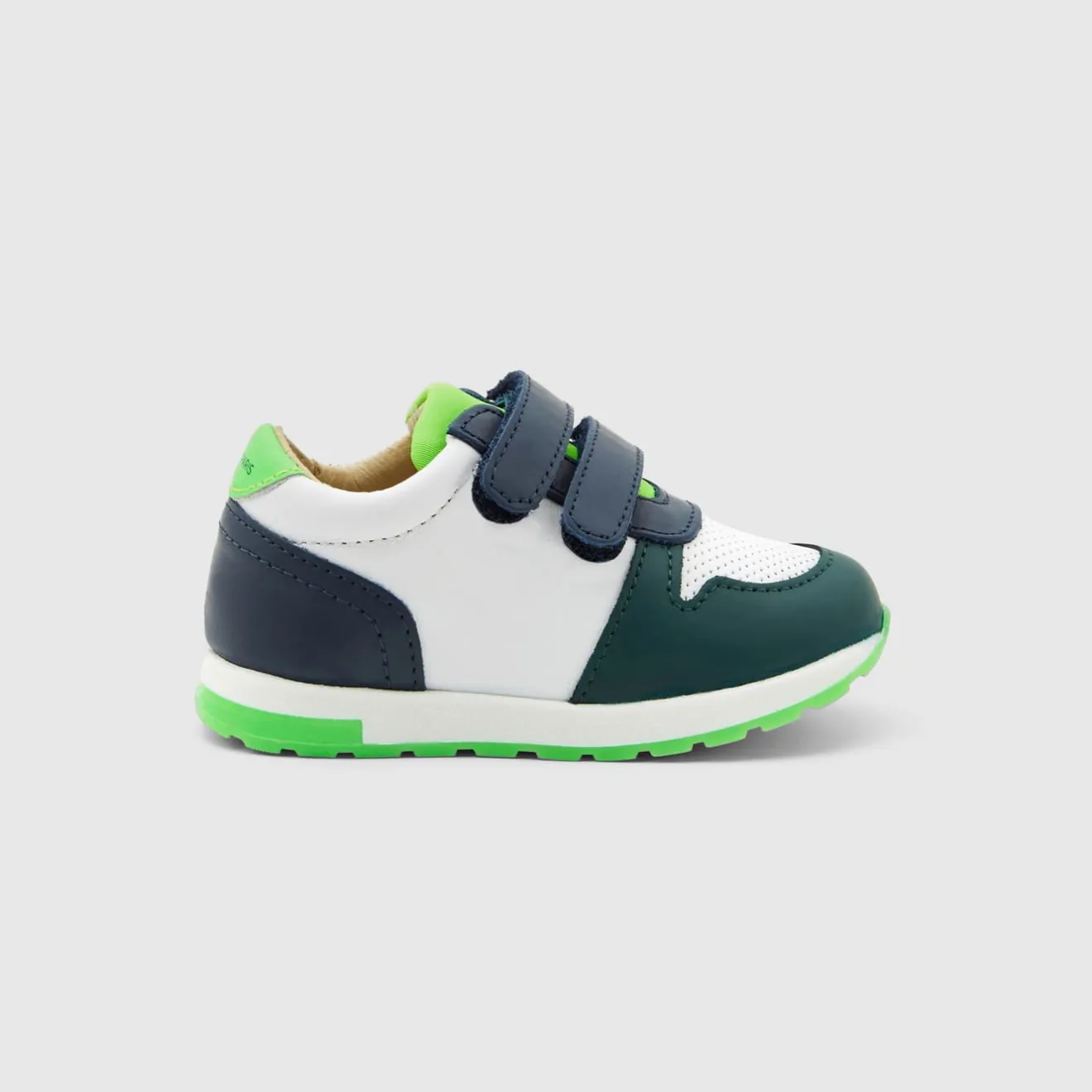 Baskets Et Tennis-Jacadi Basket running bébé garçon - MARINE/VERT