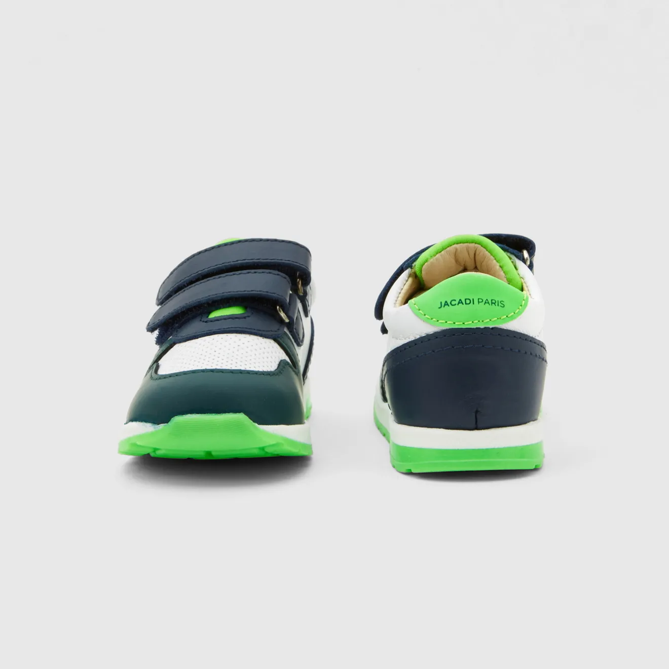 Baskets Et Tennis-Jacadi Basket running bébé garçon - MARINE/VERT