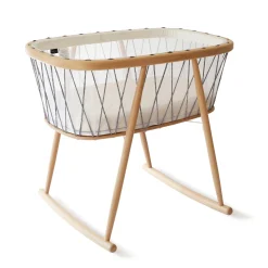 Mobilier|Couffins Et Berceaux-Jacadi Berceau Kumi Charlie Crane - MARINE/GRIS