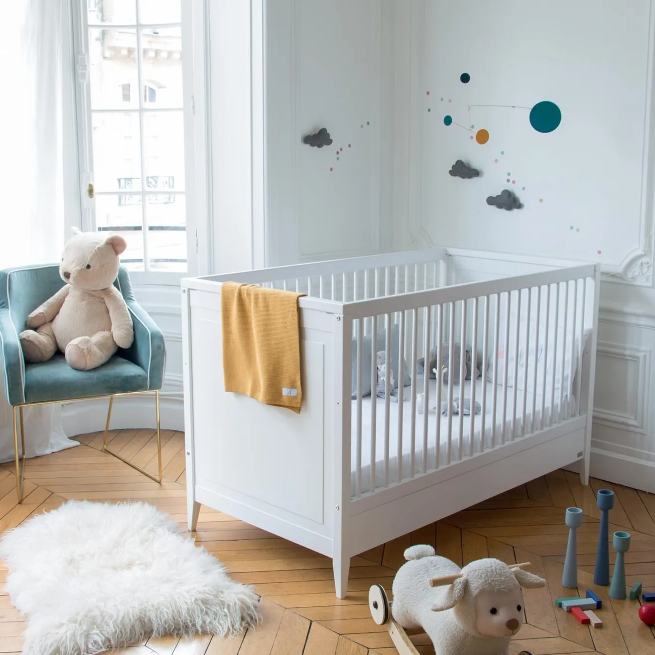 Mobilier|Couffins Et Berceaux-Jacadi Berceau évolutif - blanc BLANC JACADI