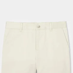 Short Et Bermuda-Jacadi Bermuda enfant garçon en satin de coton - BLANC CASSE
