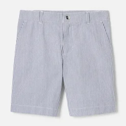Short Et Bermuda-Jacadi Bermuda rayé enfant garçon - BLANC/BLEU