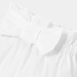 Pantalon Et Short|Accessoires-Jacadi Bloomer bébé fille à nœud - blanc BLANC JACADI