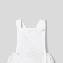 Combinaison, Barboteuse Et Ensemble-Jacadi Bloomer bébé fille en popeline - blanc BLANC JACADI
