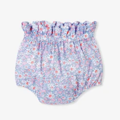 Pantalon, Bloomer Et Short-Jacadi Bloomer bébé fille en tissu Liberty - lore MULTICO
