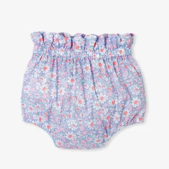 Pantalon, Bloomer Et Short-Jacadi Bloomer bébé fille en tissu Liberty - lore MULTICO