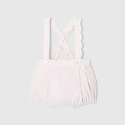 Combinaison, Barboteuse Et Ensemble-Jacadi Bloomer bébé fille en velours - rose pale ROSE PALE JACADI