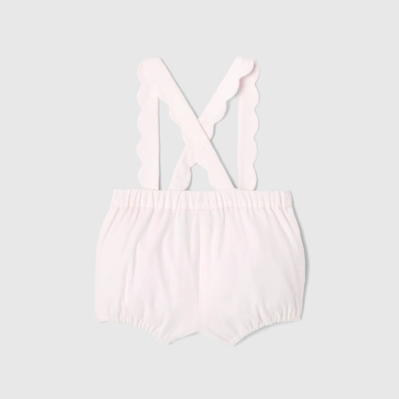 Combinaison, Barboteuse Et Ensemble-Jacadi Bloomer bébé fille en velours - rose pale ROSE PALE JACADI