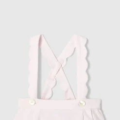 Combinaison, Barboteuse Et Ensemble-Jacadi Bloomer bébé fille en velours - rose pale ROSE PALE JACADI