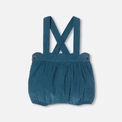 Combinaison, Barboteuse Et Ensemble-Jacadi Bloomer bébé fille en velours - PETROLE