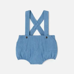 Combinaison, Barboteuse Et Ensemble-Jacadi Bloomer bébé garçon en jean - DENIM FONCE