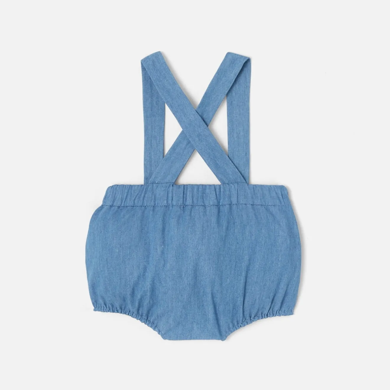 Combinaison, Barboteuse Et Ensemble-Jacadi Bloomer bébé garçon en jean - DENIM FONCE