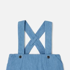 Combinaison, Barboteuse Et Ensemble-Jacadi Bloomer bébé garçon en jean - DENIM FONCE