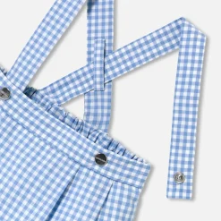 Combinaison, Barboteuse Et Ensemble-Jacadi Bloomer bébé garçon en Vichy - BLEU/BLANC