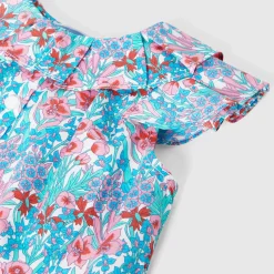 Blouse-Jacadi Blouse bébé fille en tissu Liberty - lore BLANC/MULTICO