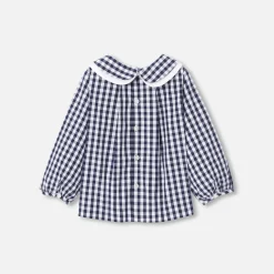 Blouse-Jacadi Blouse bébé fille en vichy - BLEU/BLANC
