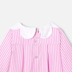 Blouse-Jacadi Blouse bébé fille rayée - BLANC/ROSE