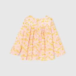 Blouse-Jacadi Blouse en tissu Liberty enfant fille - x Tohana - lore JAUNE/MULTICO