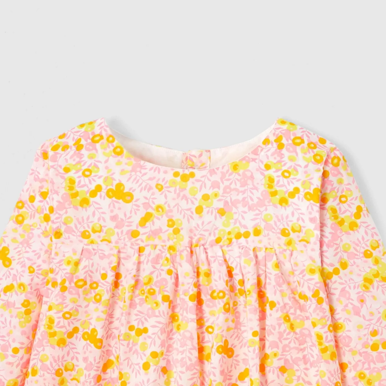Blouse-Jacadi Blouse en tissu Liberty enfant fille - x Tohana - lore JAUNE/MULTICO