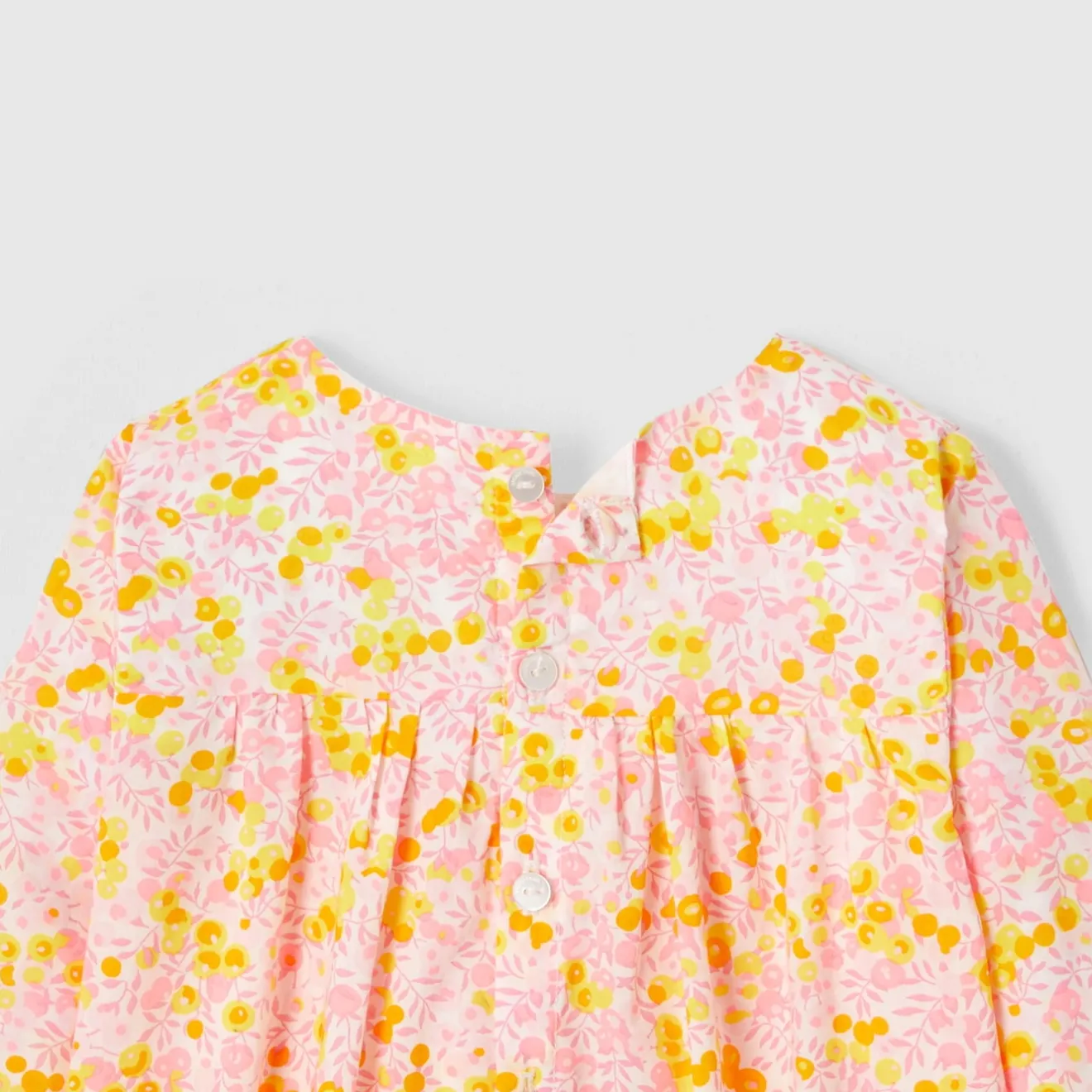 Blouse-Jacadi Blouse en tissu Liberty enfant fille - x Tohana - lore JAUNE/MULTICO
