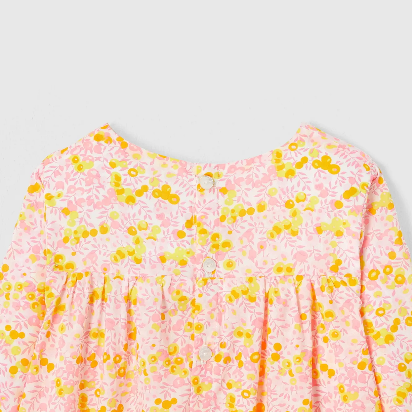 Blouse Et Chemise-Jacadi Blouse en tissu Liberty enfant fille - x Tohana - lore JAUNE/MULTICO