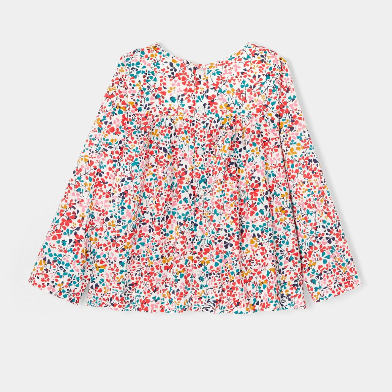 Blouse Et Chemise-Jacadi Blouse en tissu Liberty enfant fille - x Tohana - lore MULTICO