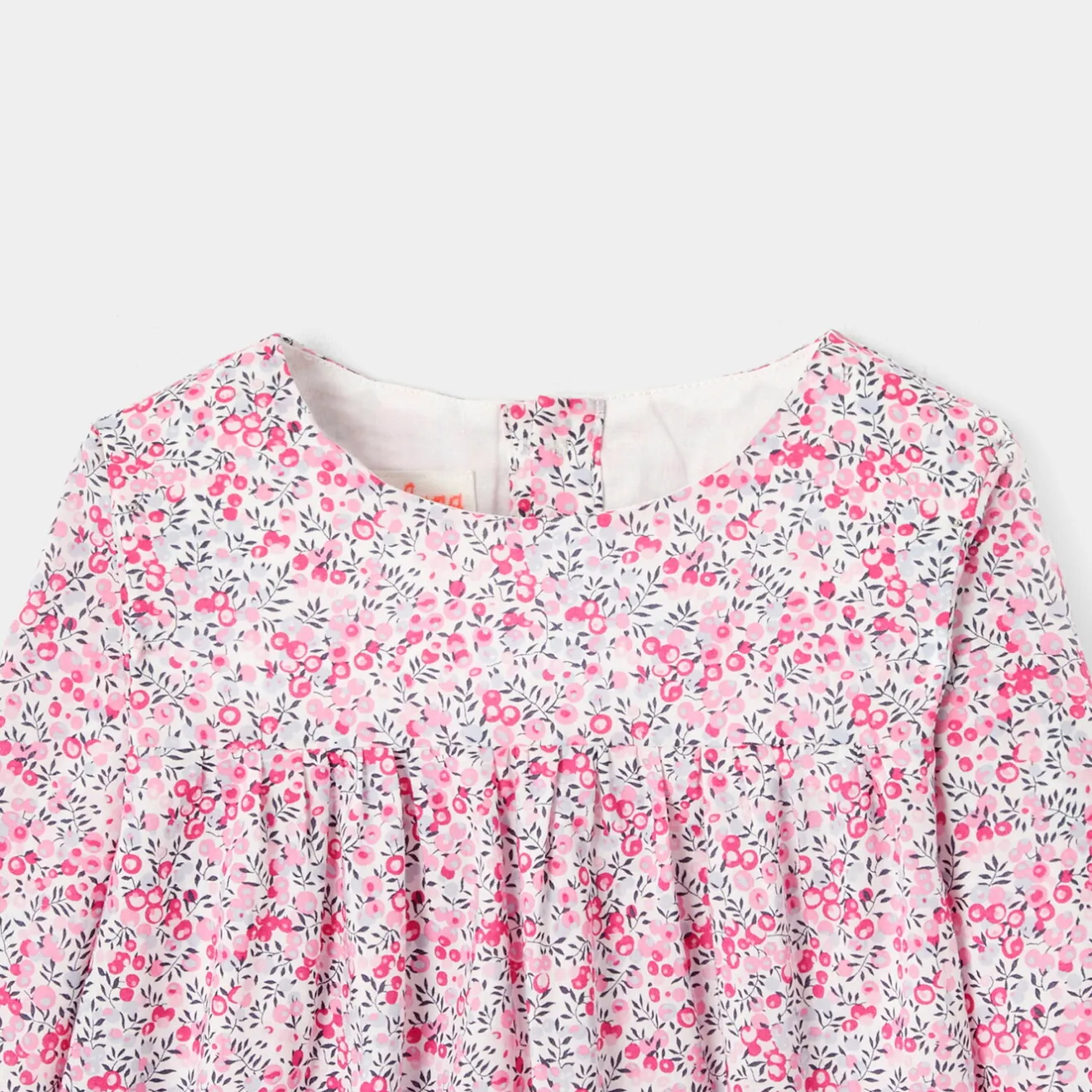 Blouse Et Chemise-Jacadi Blouse en tissu Liberty enfant fille - x Tohana - ROSE/GRIS