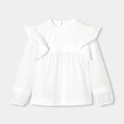 Blouse Et Chemise-Jacadi Blouse enfant fille en popeline - blanc BLANC JACADI