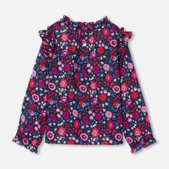 Blouse Et Chemise-Jacadi Blouse enfant fille en tissu Liberty - lore MARINE/MULTICO