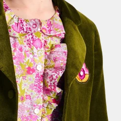 Blouse Et Chemise-Jacadi Blouse enfant fille en tissu Liberty - lore BLANC/MULTICO