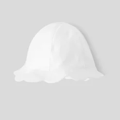 Accessoires-Jacadi Bob enfant fille à festons - blanc BLANC JACADI