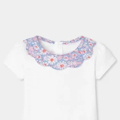 Body-Jacadi Body bébé fille à col en tissu Liberty - blanc BLANC JACADI