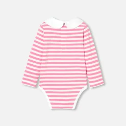 Body-Jacadi Body bébé fille manches longues - BLANC/ROSE