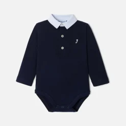 Body-Jacadi Body bébé garçon à col Oxford - marine MARINE JACADI