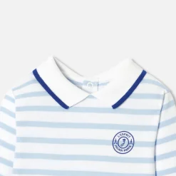 Body-Jacadi Body bébé garçon manches longues - CIEL/BLANC