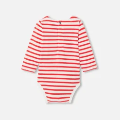 Body-Jacadi Body manches longues bébé - BLANC/ROUGE