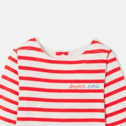 Body-Jacadi Body manches longues bébé - BLANC/ROUGE