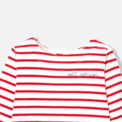 Body-Jacadi Body manches longues bébé garçon - ROUGE/BLANC