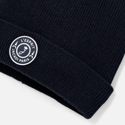 Accessoires-Jacadi Bonnet bébé garçon doublé en polaire - marine MARINE JACADI