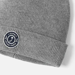 Accessoires-Jacadi Bonnet bébé garçon doublé en polaire - gris chine clair GRIS CHINE CLAIR JACADI