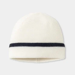 Accessoires-Jacadi Bonnet de naissance bébé garçon - BLANC/MARINE