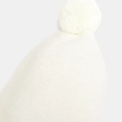 Accessoires-Jacadi Bonnet en tricot à doublure polaire - blanc doux BLANC DOUX JACADI