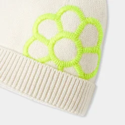 Accessoires-Jacadi Bonnet enfant fille - lore BLANC DOUX/MULTICO