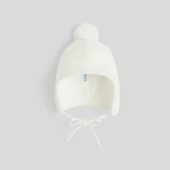 Accessoires-Jacadi Bonnet uni bébé - blanc doux BLANC DOUX JACADI